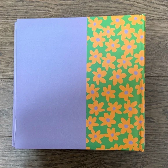 Floral Photo Album with Purple Cover - Picture 3 of 3